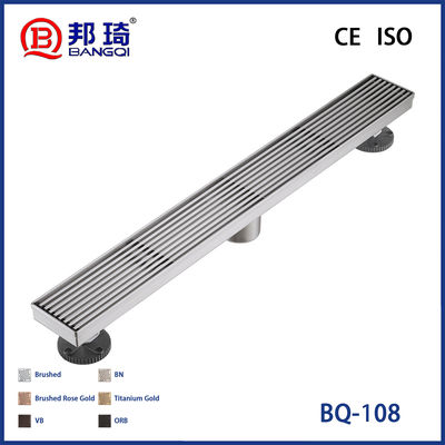Buen precio BQ-108 Desagüe de piso de acero inoxidable americano en línea