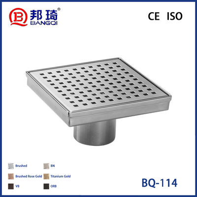 Buen precio BQ-114 Desagüe de piso de acero inoxidable americano en línea