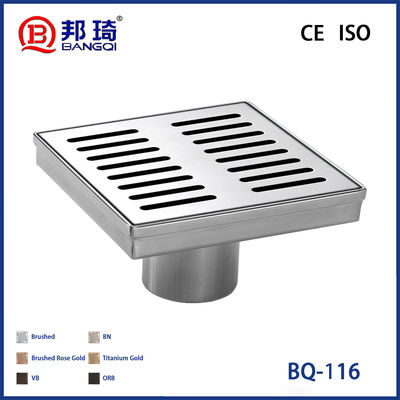 Buen precio BQ-116 Desagüe de suelo de acero inoxidable estadounidense en línea