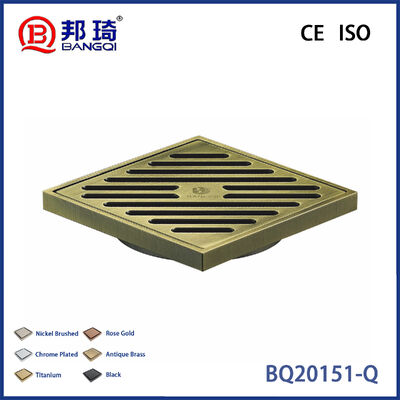Buen precio BQ20151-Q Brass Floor Drain en línea